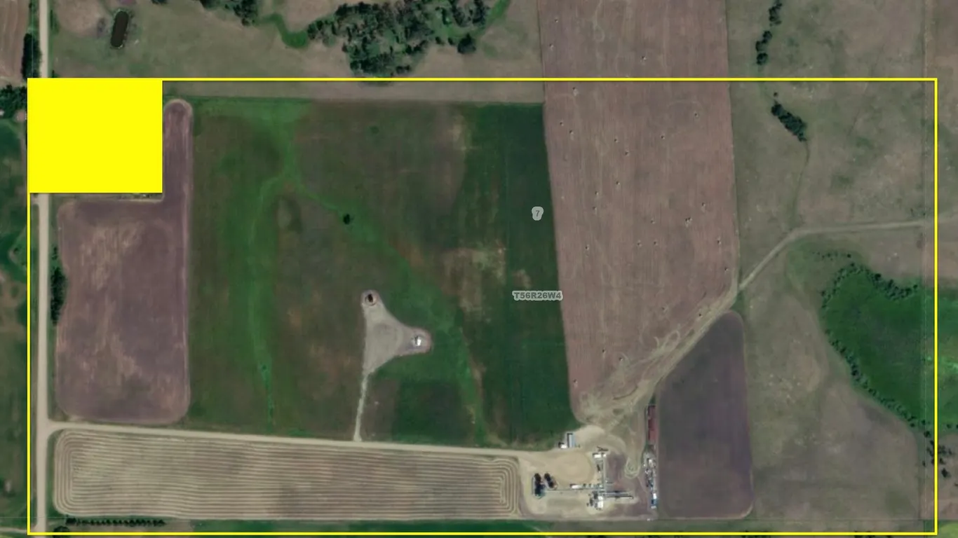 South Half of SW-7-56-26-W4 Sturgeon County (75 acres w/ $8335 Gas Revenue) *See Description