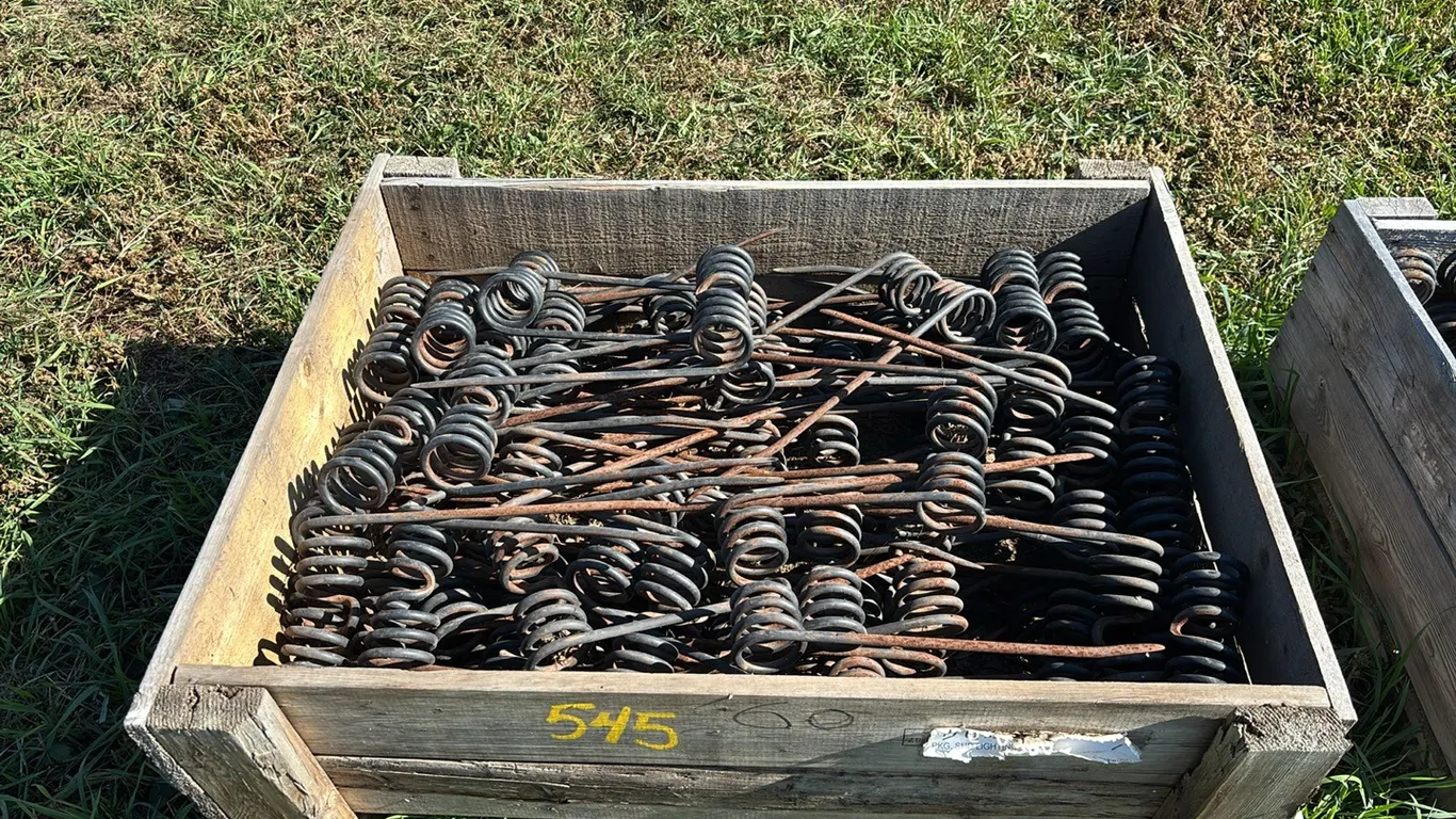 Approximately (60) Used Single Bolt Harrow Teeth