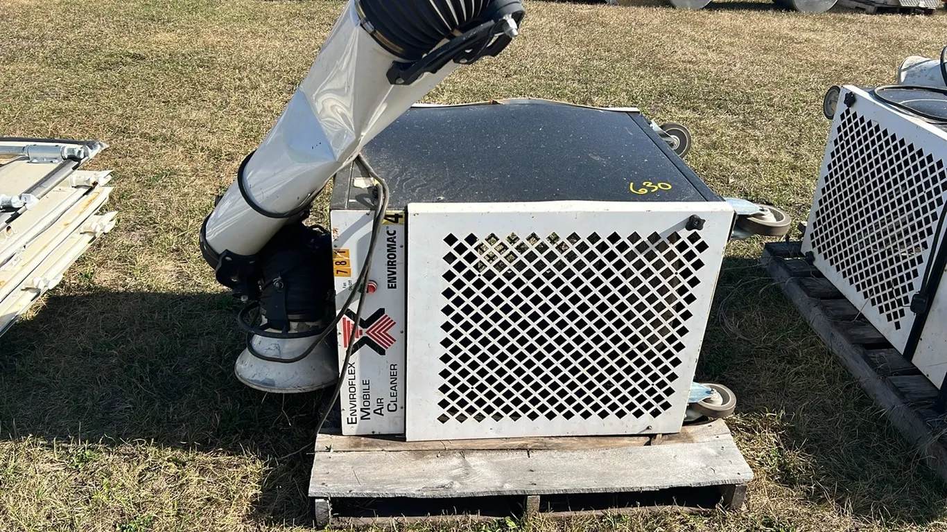 Enviro Flex Mobile Air Cleaner on Castor Wheels, s/n: 0302U-17