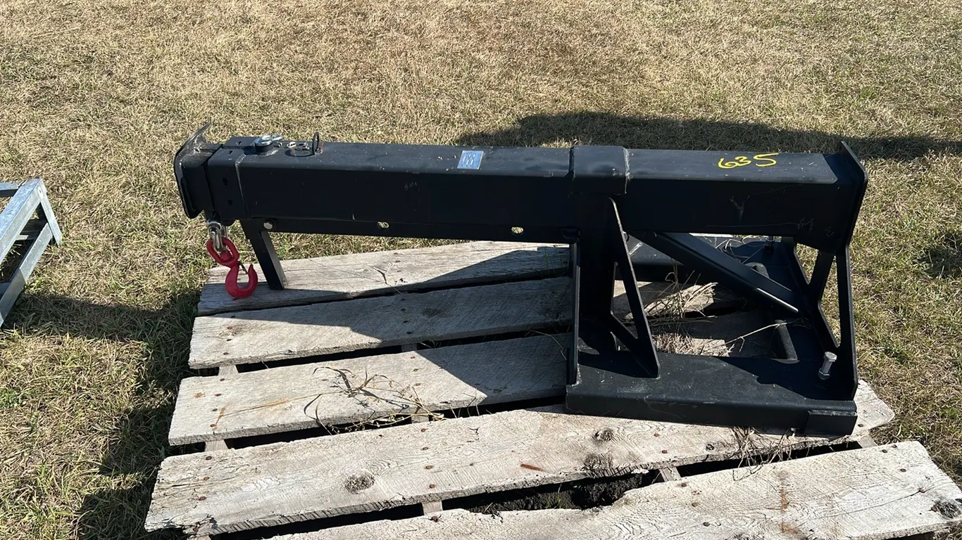 Fork Lift Jib Skid Steer Attachment, Model 005-03-6325-01, s/n: 00503632575