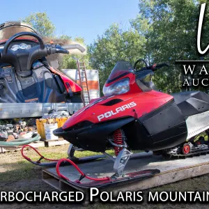 Turbocharged Polaris mountain sled PROMO