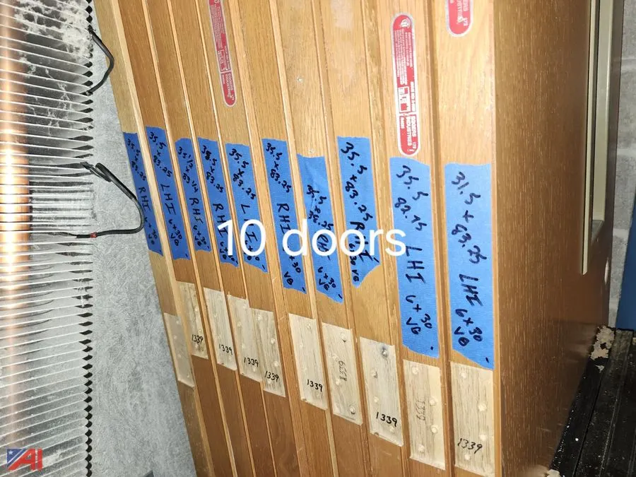 (10) Heavy Commercial Doors