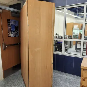 Tall Wood Storage Cabinet