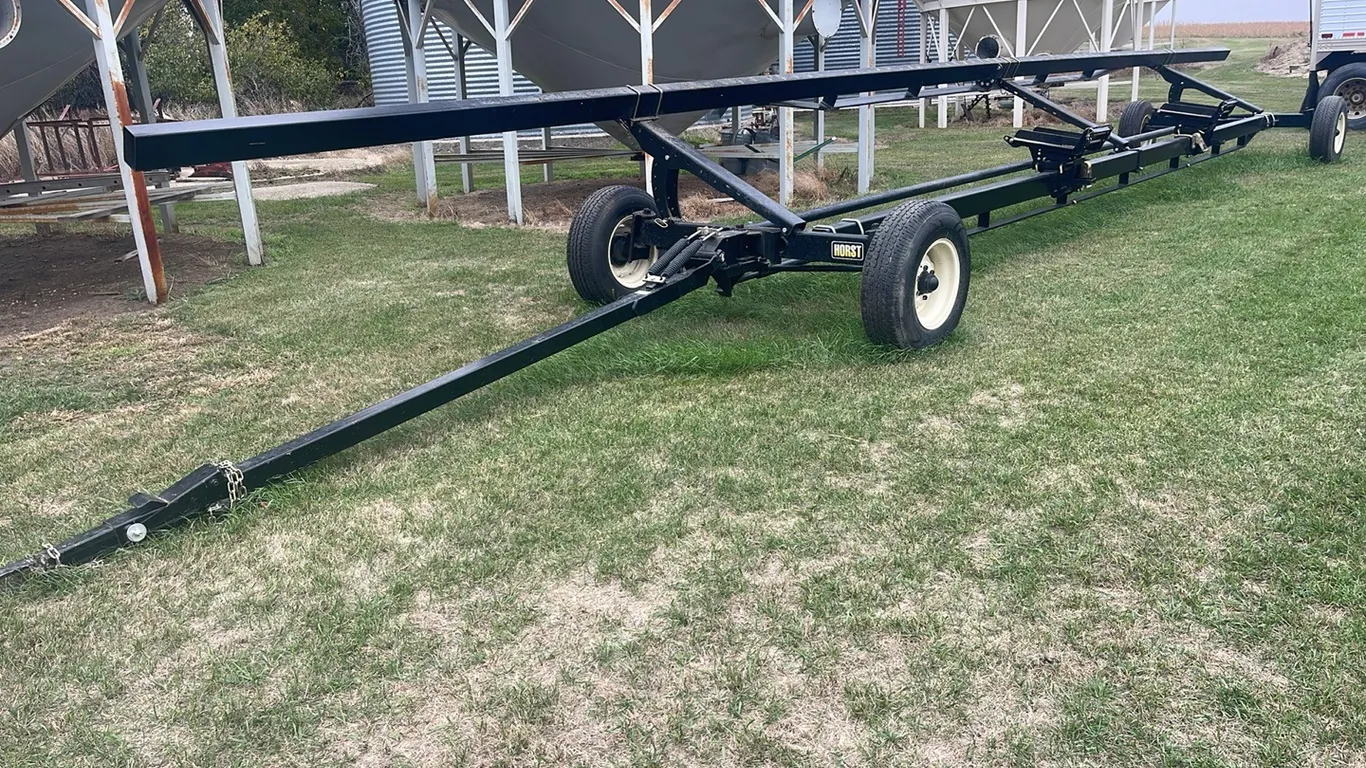 Horst 4 Wheel Steer Header Trailer