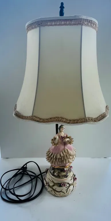 Figural Porcelain Table Lamp