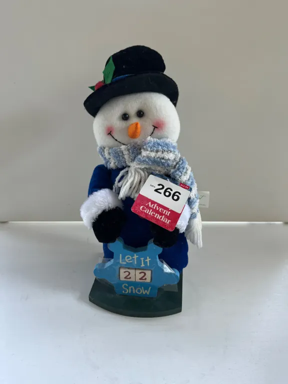 Snowman Advent Calendar Figure