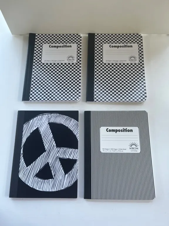 Lot of Six Assorted Composition Notebooks