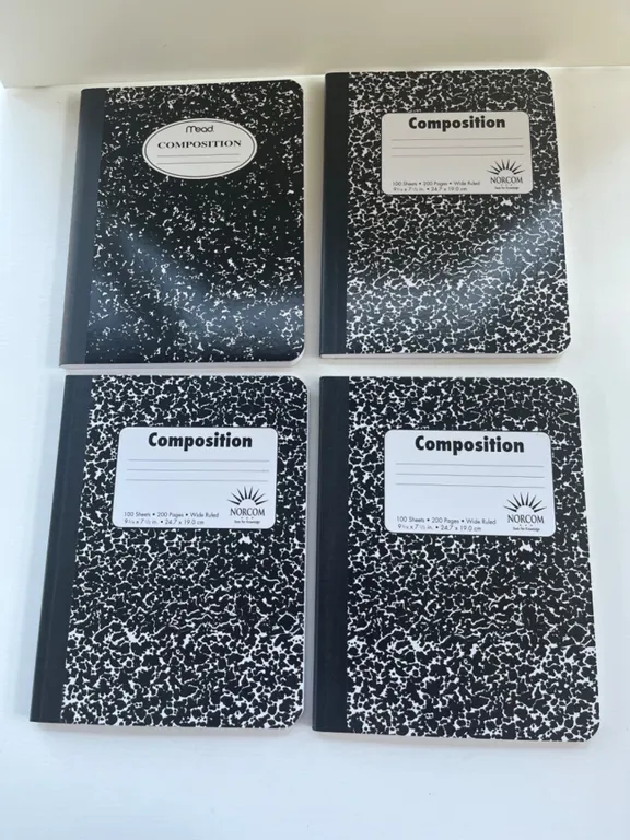 Lot of Four Composition Notebooks