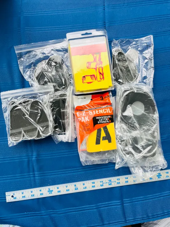 Assorted Stencils and Drafting Tools