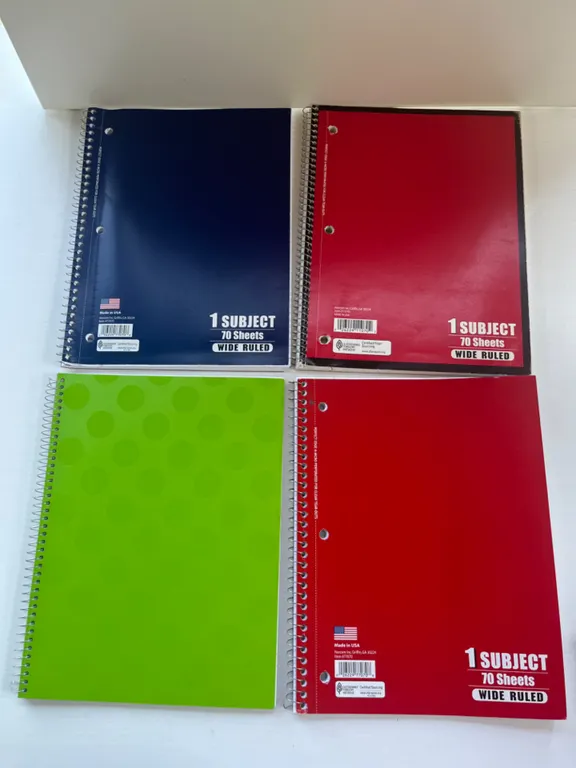 Pen + Gear 1 Subject Wide Ruled Notebooks