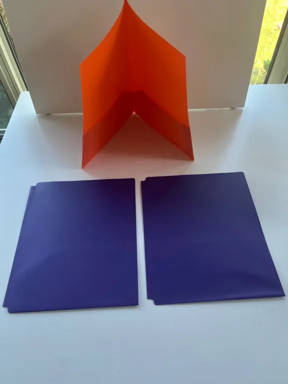 Lot of Assorted plastic Office Folders and Sheet Protectors