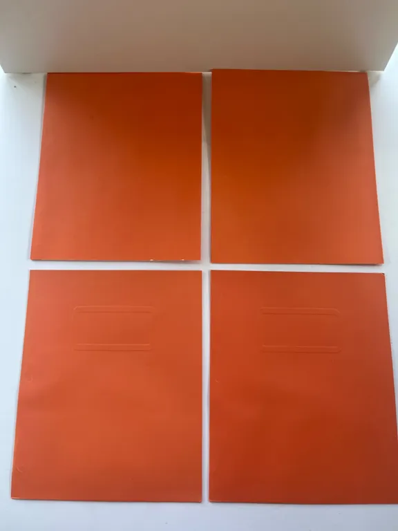 Bulk Lot of 21 Orange Paper Report Covers