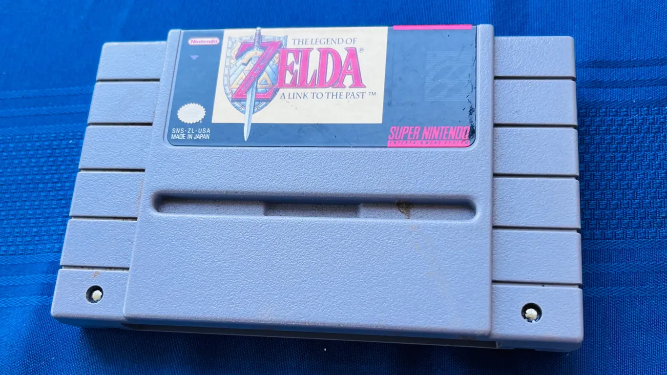 Super Nintendo The Legend of Zelda A Link to the Past Game Cartridge