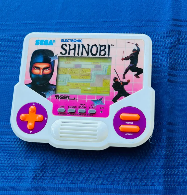 Sega Electronic Shinobi Tiger Handheld Game