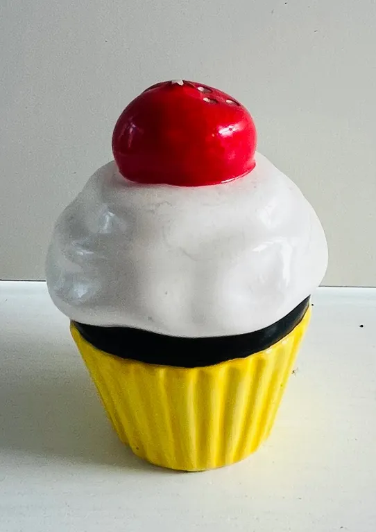 Ceramic Cupcake Salt Shaker