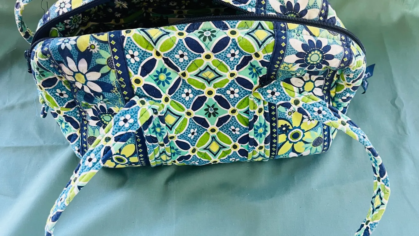 Vera Bradley Quilted Floral Duffel Bag