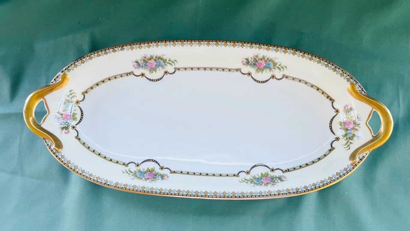 Noritake Handled Serving Platter