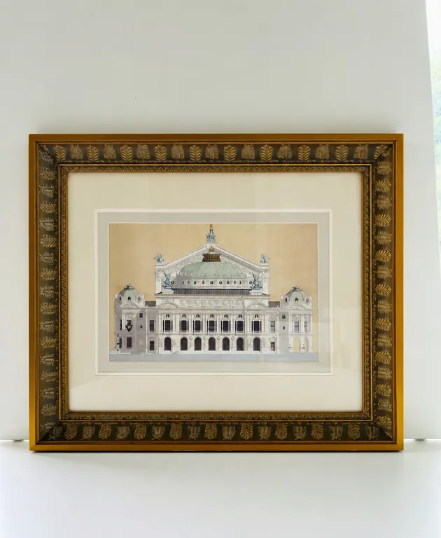 Framed Architectural Print of Palais Garnier