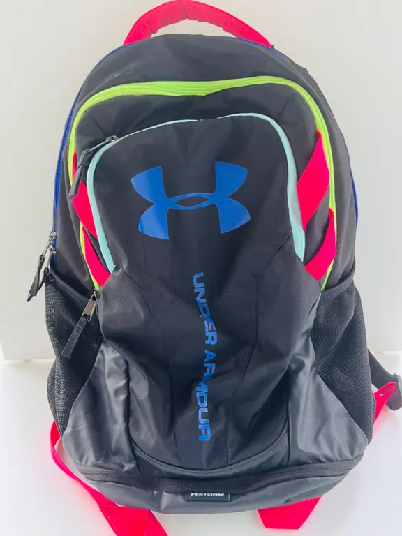 Under Armour Black and Multicolor Backpack