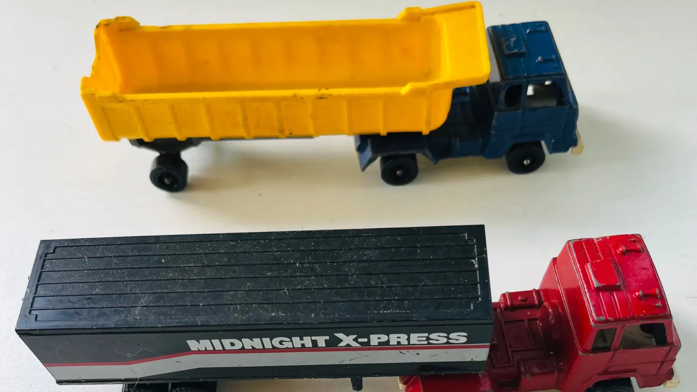 Vintage Die-Cast Toy Trucks