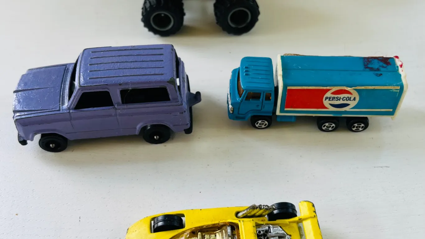 Collection of Four Vintage Die-Cast Toy Vehicles