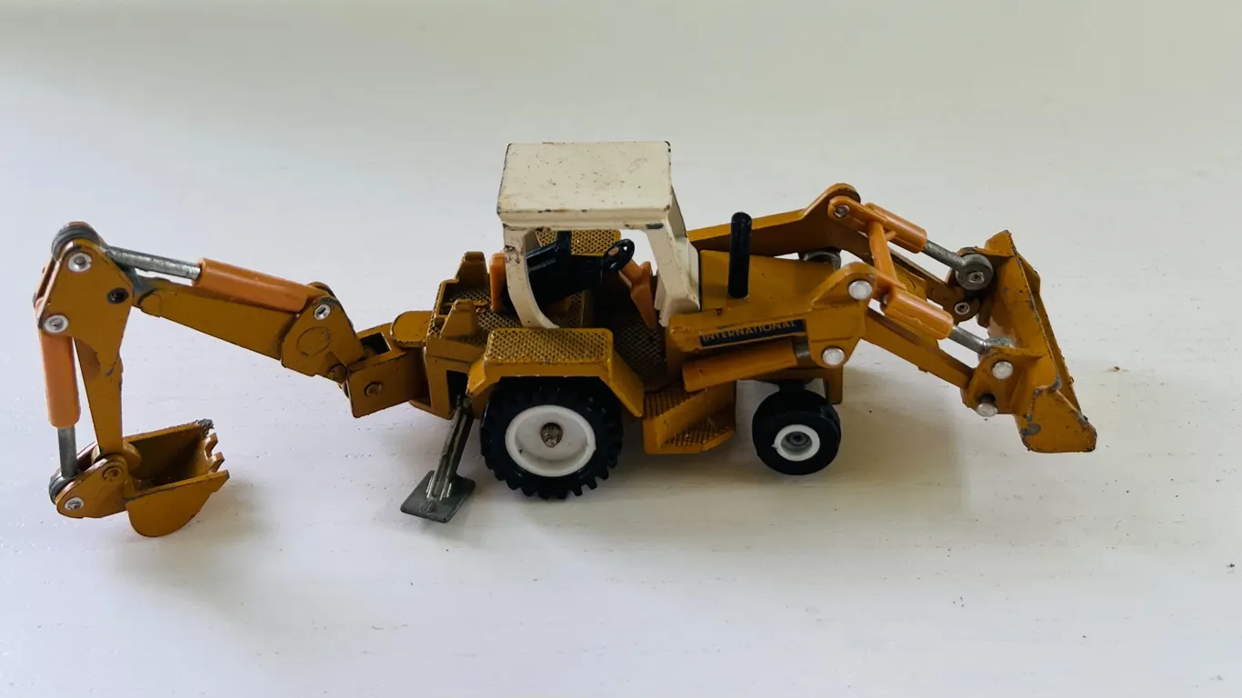 Vintage International Toy Backhoe Loader