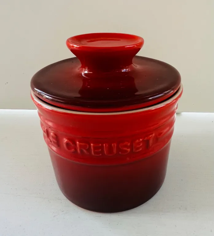 Le Creuset Cherry Red Butter Crock
