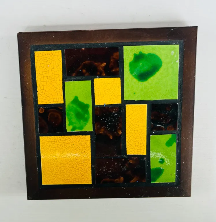 Mid-Century Modern Tile Trivet Hot Pad