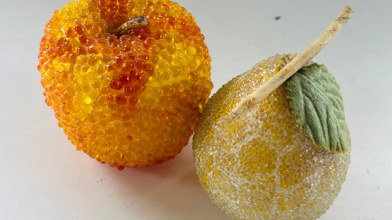 Vintage Beaded Fruit Ornaments and Picks