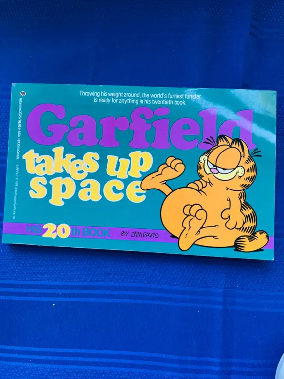 Garfield Takes Up Space His 20th Book by Jim Davis