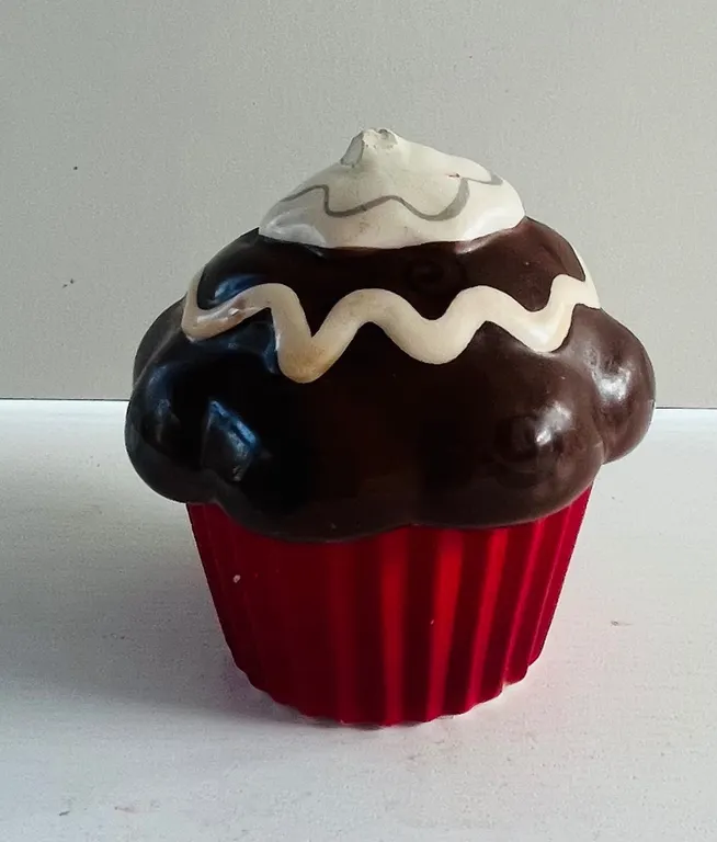 Ceramic Cupcake Candle