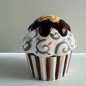 Ceramic Cupcake Candle Holder