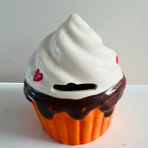 Ceramic Cupcake Piggy Bank