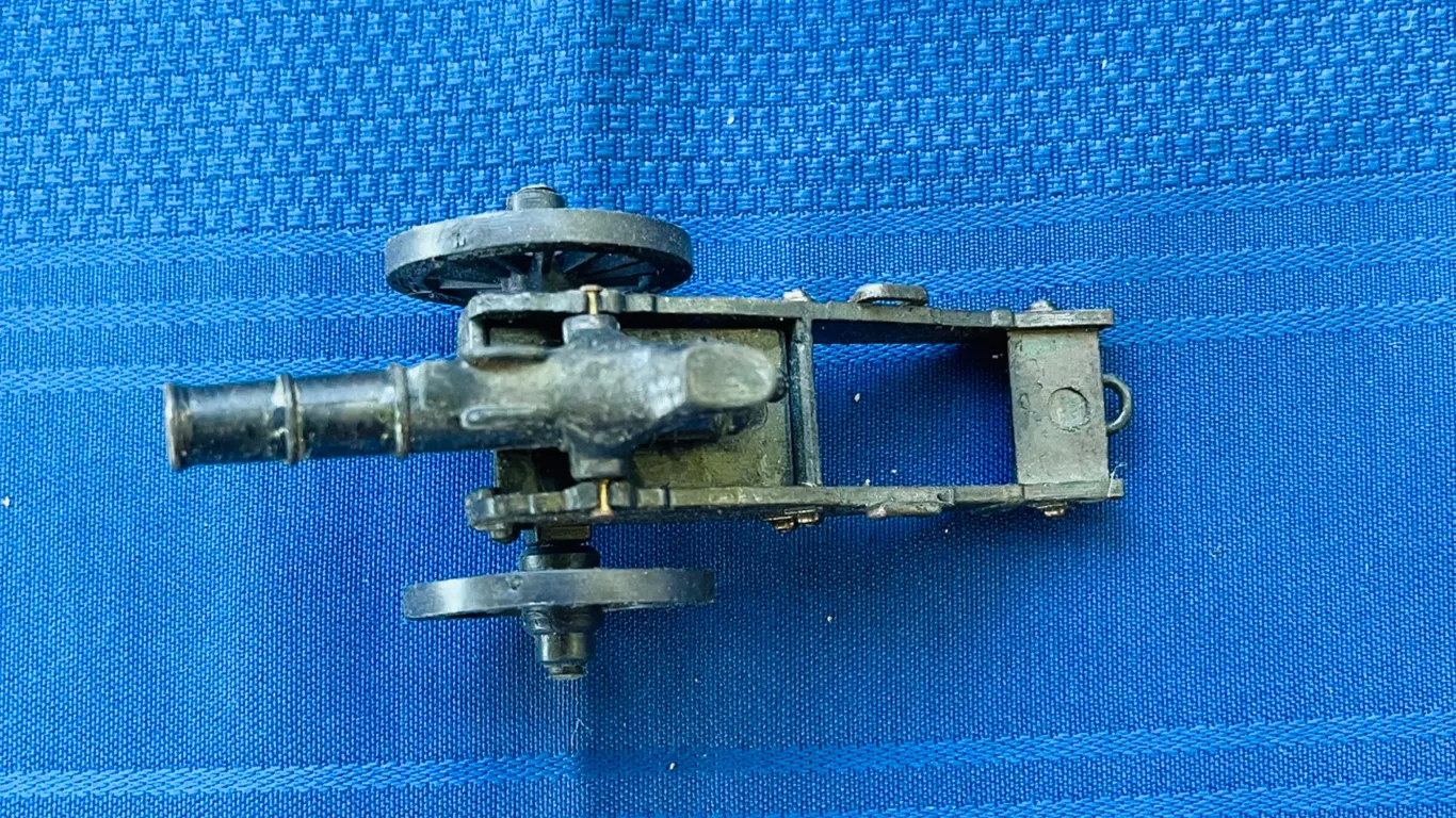 Vintage Cast Iron Toy Cannon