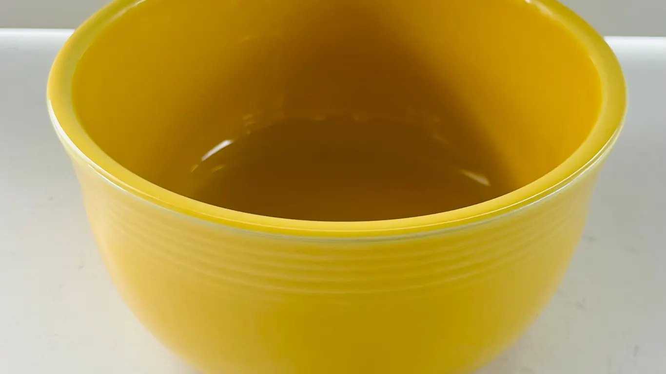Vintage Fiesta Yellow Mixing Bowl