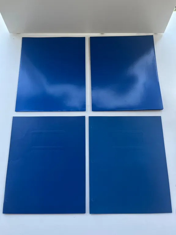 14 Blue Paper Folders and Report Covers
