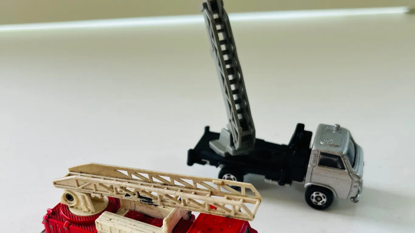 Tomica Die-Cast Fire Trucks, 1978 and 1980