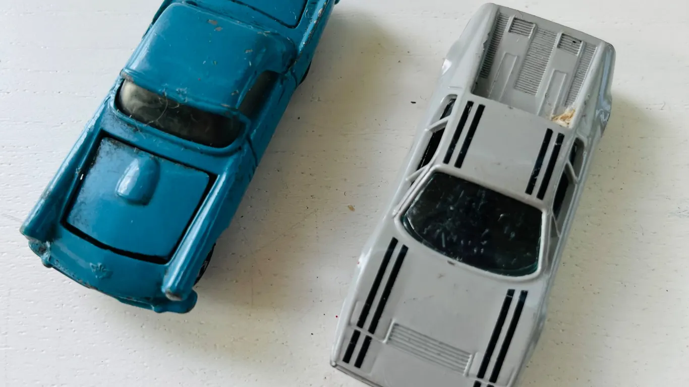 Vintage Ertl '57 Thunderbird and Sports Car Toy Cars