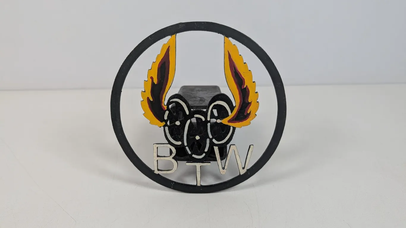 BTW Winged Trailer Hitch Cover