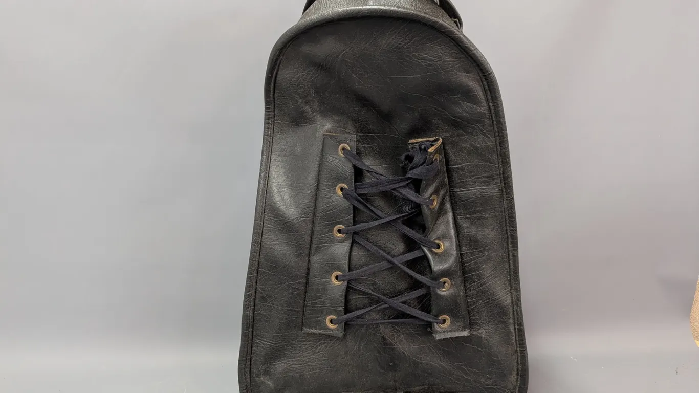 Vintage Black Motorcycle Sissy Bar Bag