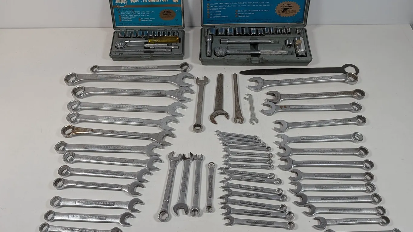 Murphy's Socket Sets and Assorted Wrenches