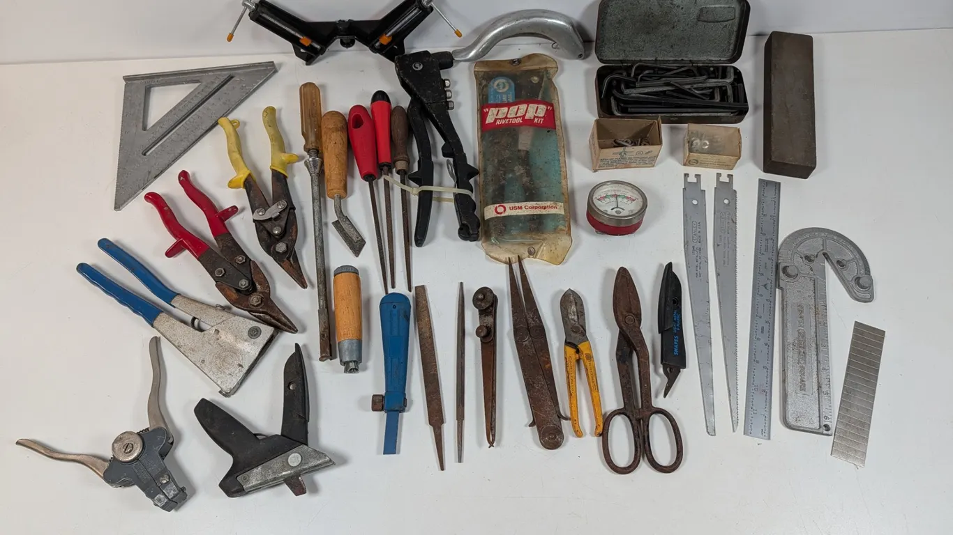 Assorted Hand Tools and Shop Supplies