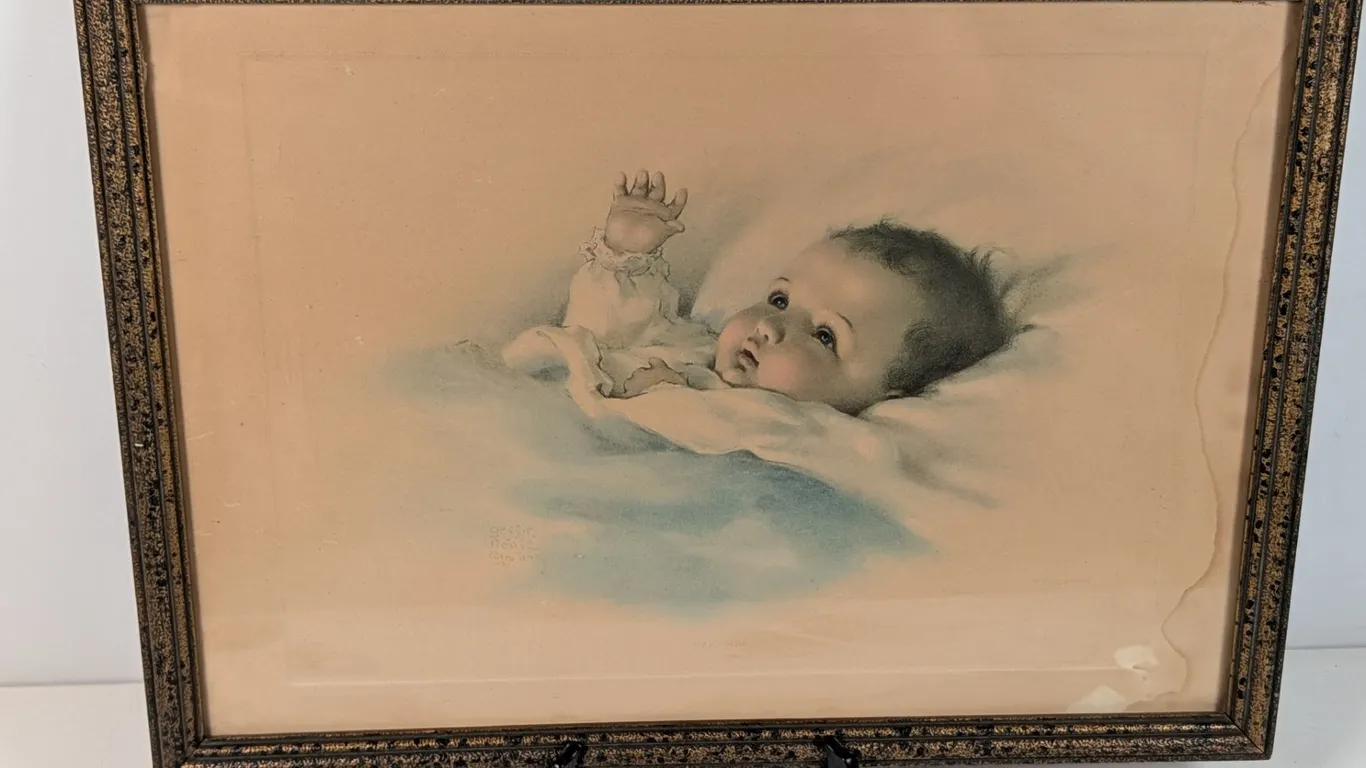 Bessie Pease Gutmann Framed Baby Print