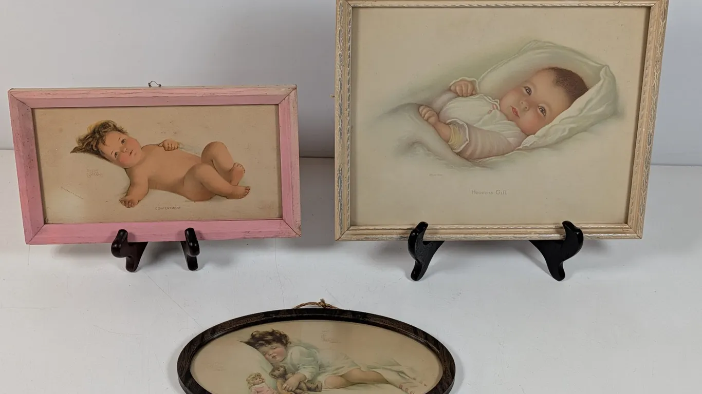 Collection of Three Bessie Pease Gutmann Baby Prints