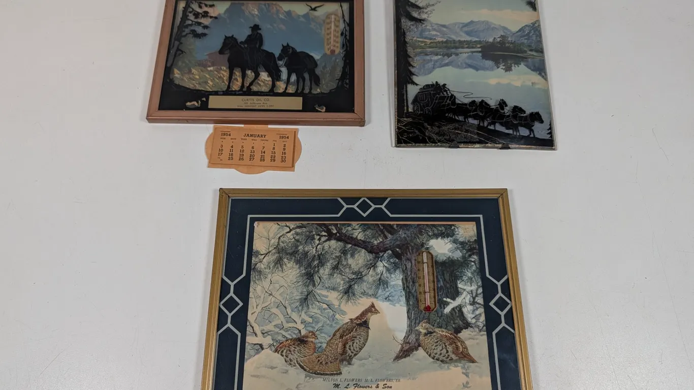 Vintage Advertising Thermometer Art Lot