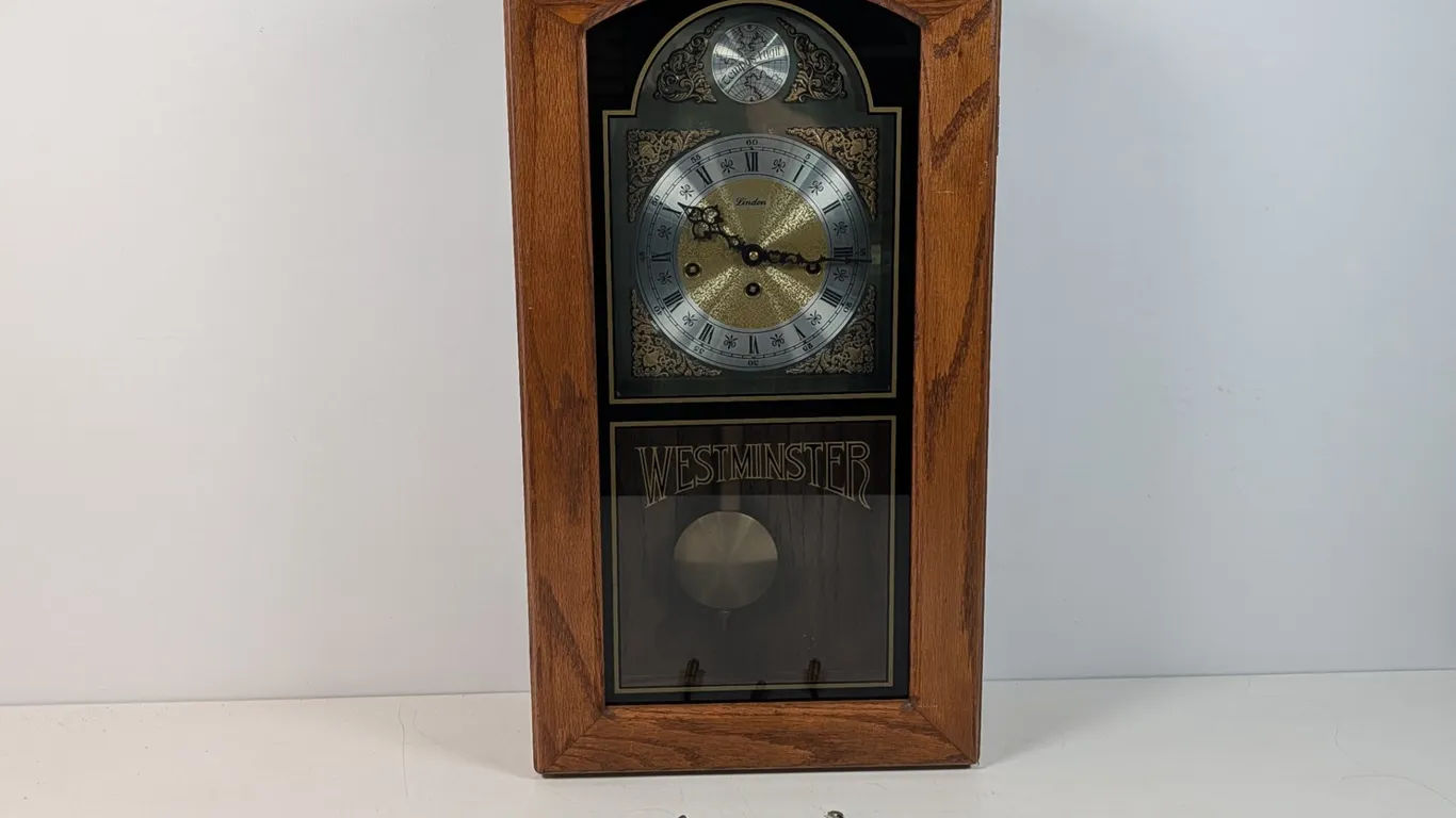 Linden Westminster Chime Wall Clock