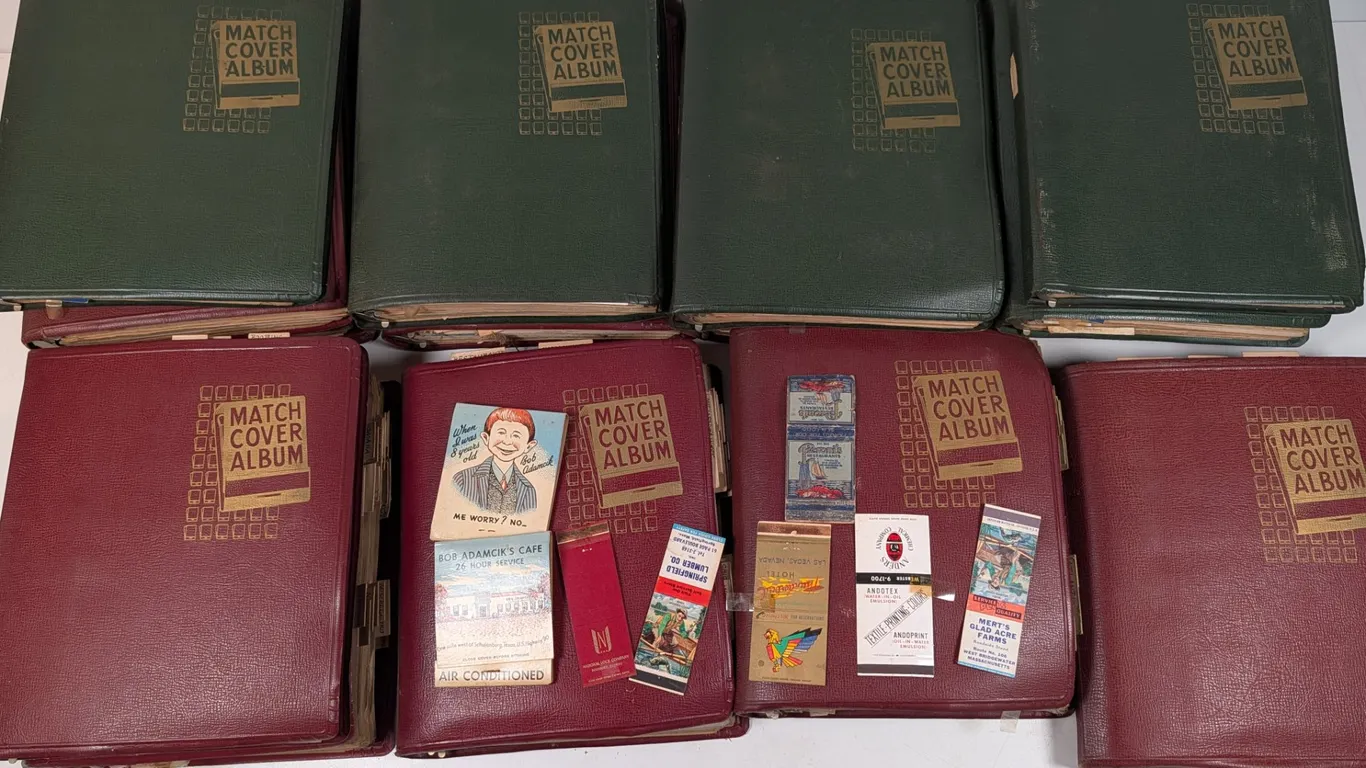 Vintage Match Cover Albums Collection