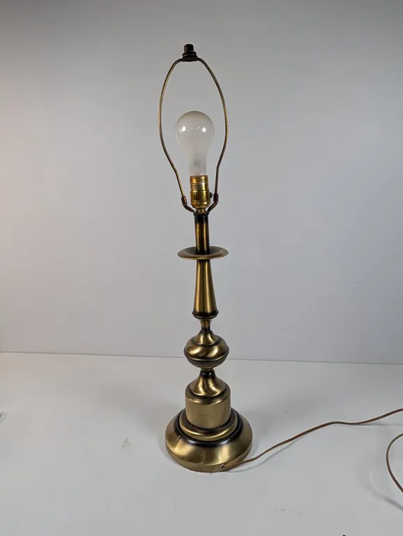 Brass Toned Table Lamp