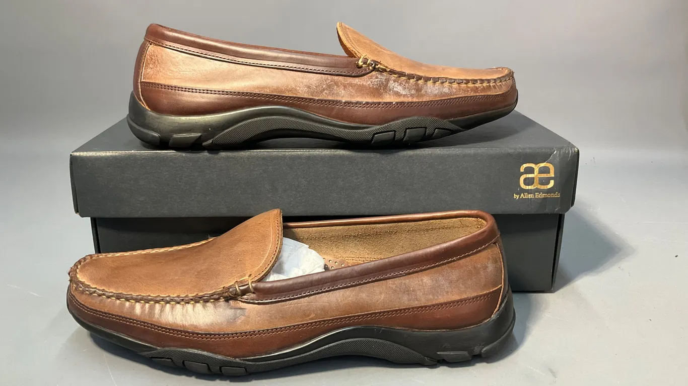 Allen Edmonds Boulder Leather Loafers, Size 12 3E