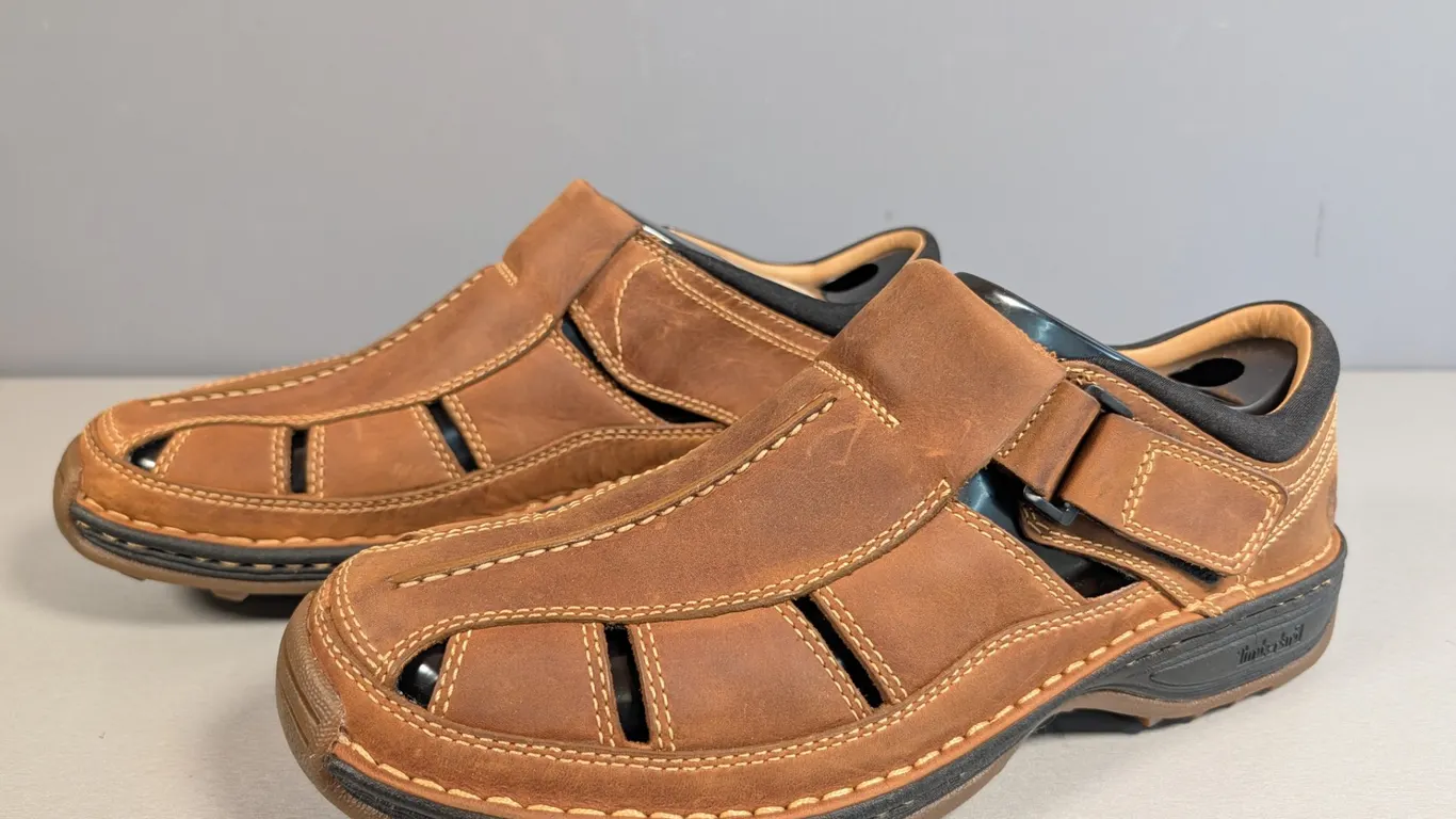Timberland Men's Leather Fisherman Sandals Size 11.5